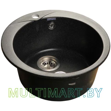 Кухонная мойка GranFest Rondo GF-R480 (черный)